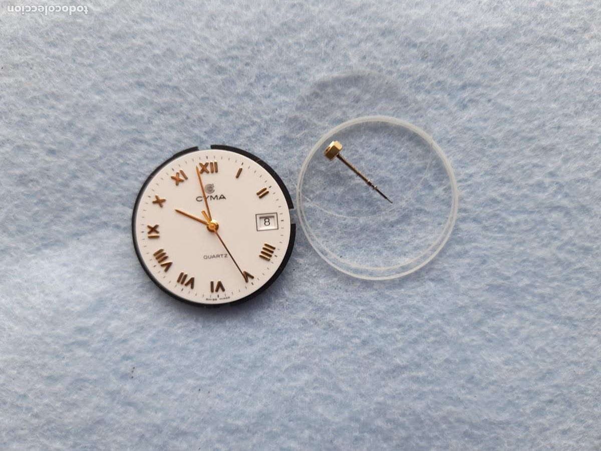 Spare Parts for Watches: Cyma. M&oacute;dulo + Esfera para Reloj de Cuarzo para Caballero.