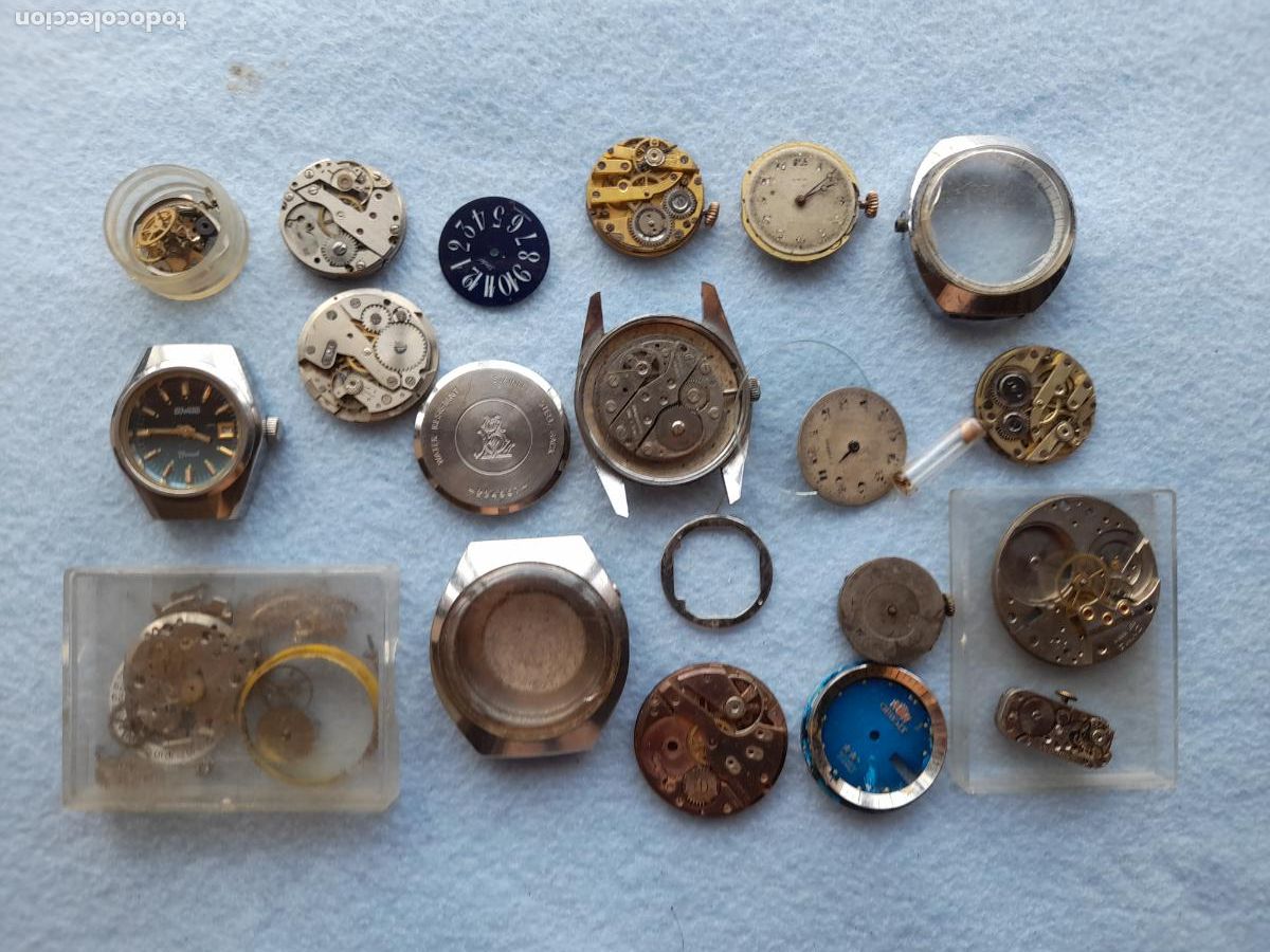 Spare Parts for Watches: Despiece de M&aacute;quinas para Relojes de Pulsera Antiguos + Recambios.