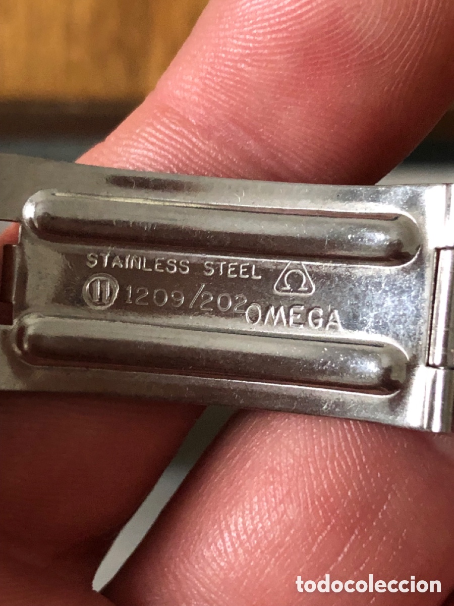 Recambios de relojes: Cierre reloj omega completo ref 1209-202 - Foto 5