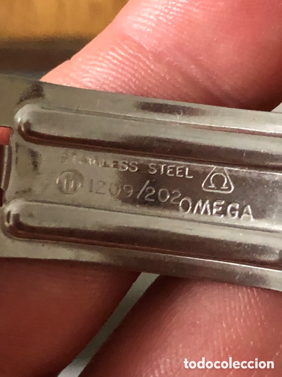 Recambios de relojes: Cierre reloj omega completo ref 1209-202 - Foto 6
