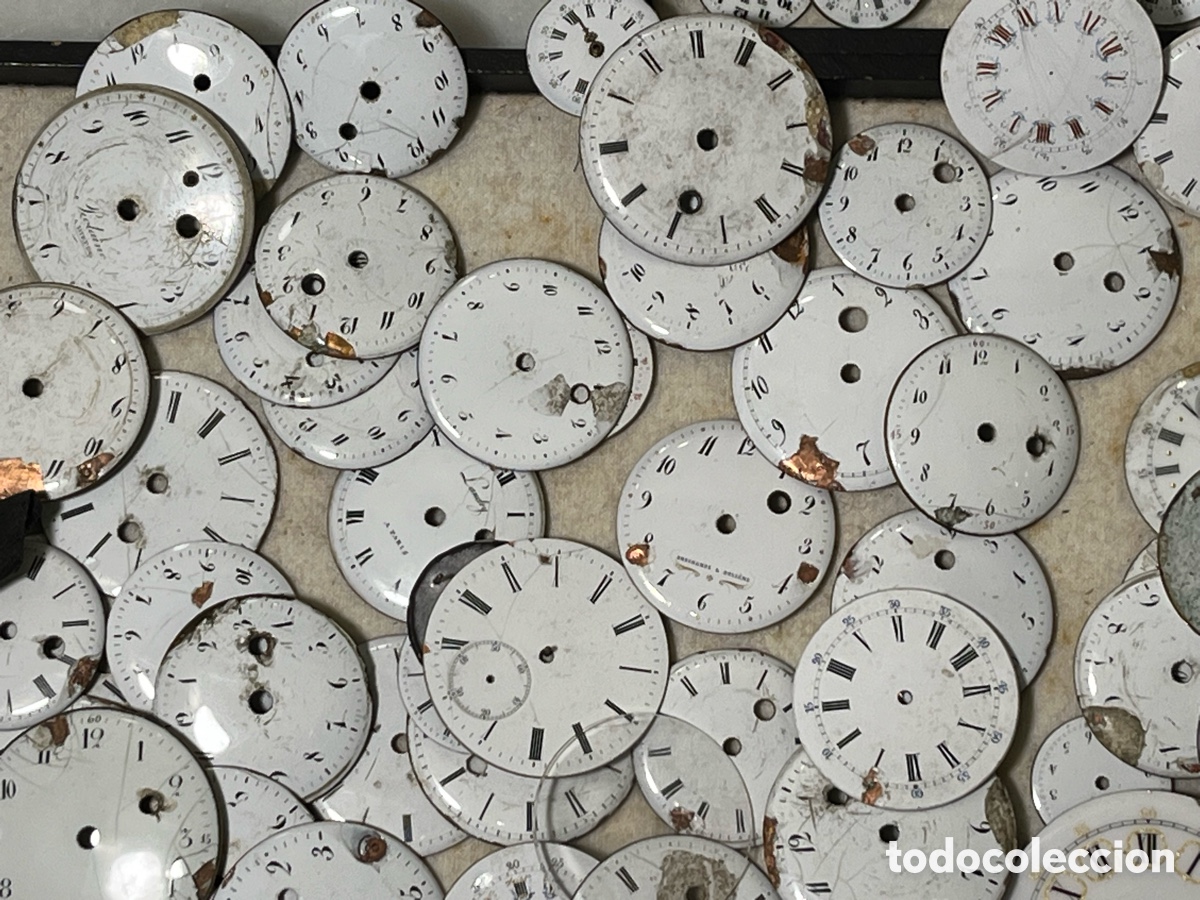 Pe&ccedil;as de reposi&ccedil;&atilde;o de rel&oacute;gios: Lote de cajas para reloj de bolsillo