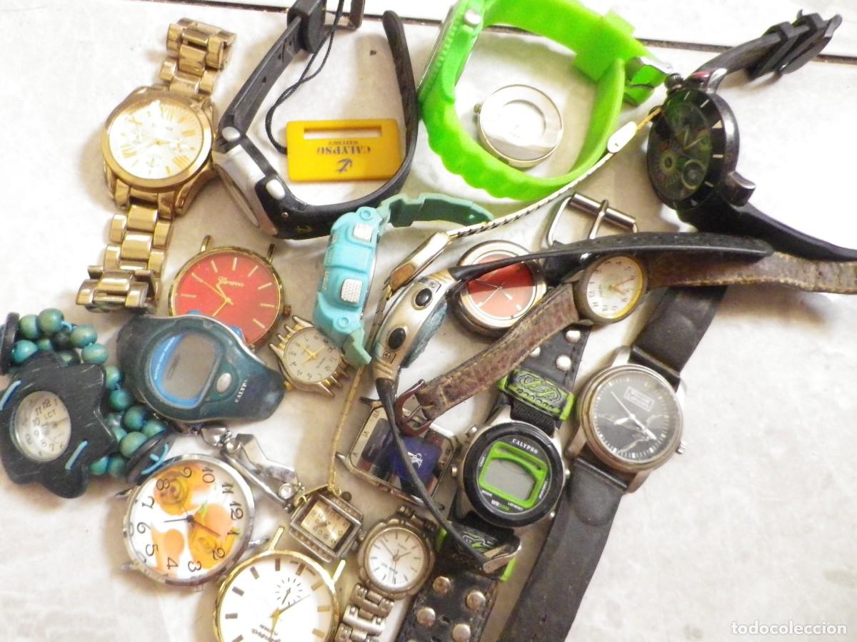 Recambios de relojes: LOTE DE RELOJES VARIADOS PARA PROBAR TESTAR O PARA PIEZAS WATCHES MONTRE