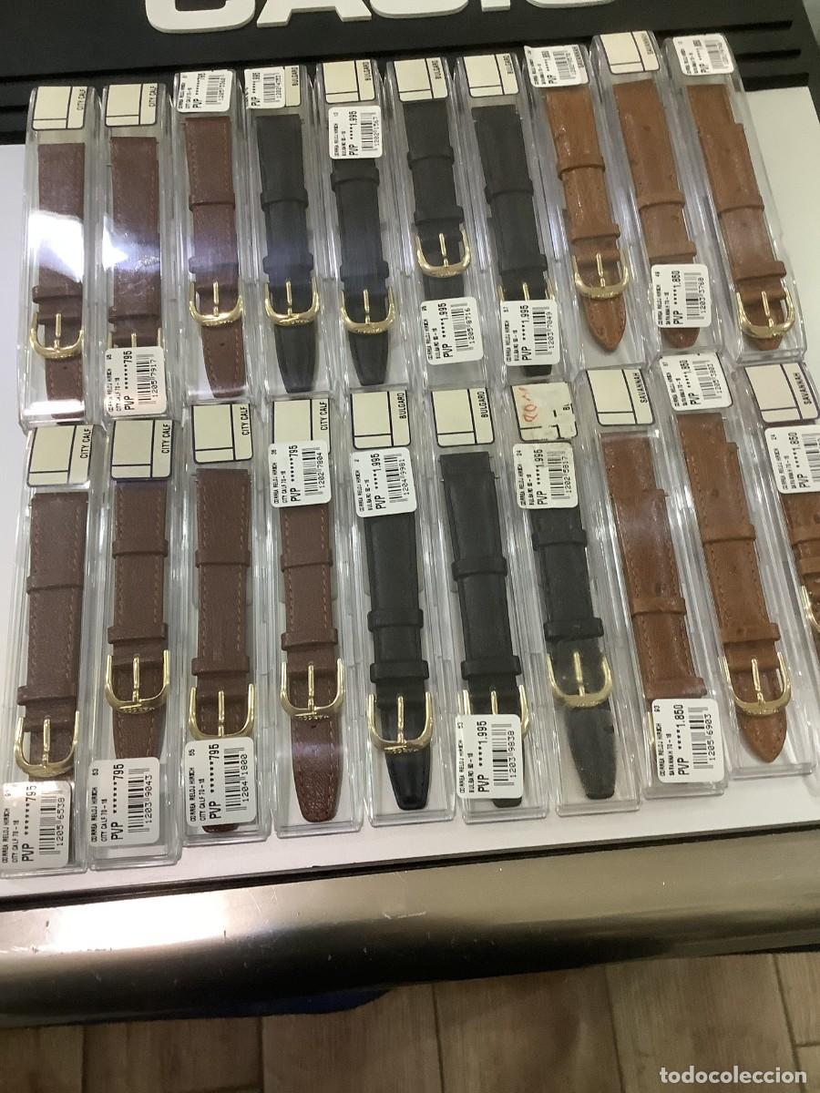 Recambios de relojes: LIQUIDACI&Oacute;N 20 CORREAS RELOJ / En Piel de 16 mm. &iexcl;&iexcl;NUEVAS!! (VER FOTOS)