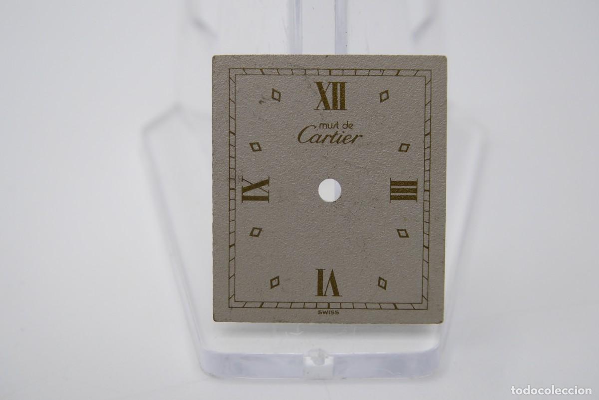 Recambios de relojes: Cartier must de cartier vintage beige dial