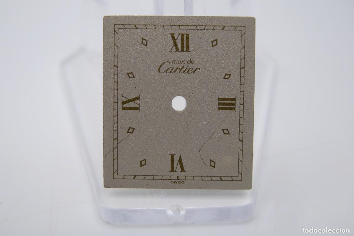 Recambios de relojes: Cartier must de cartier vintage beige dial