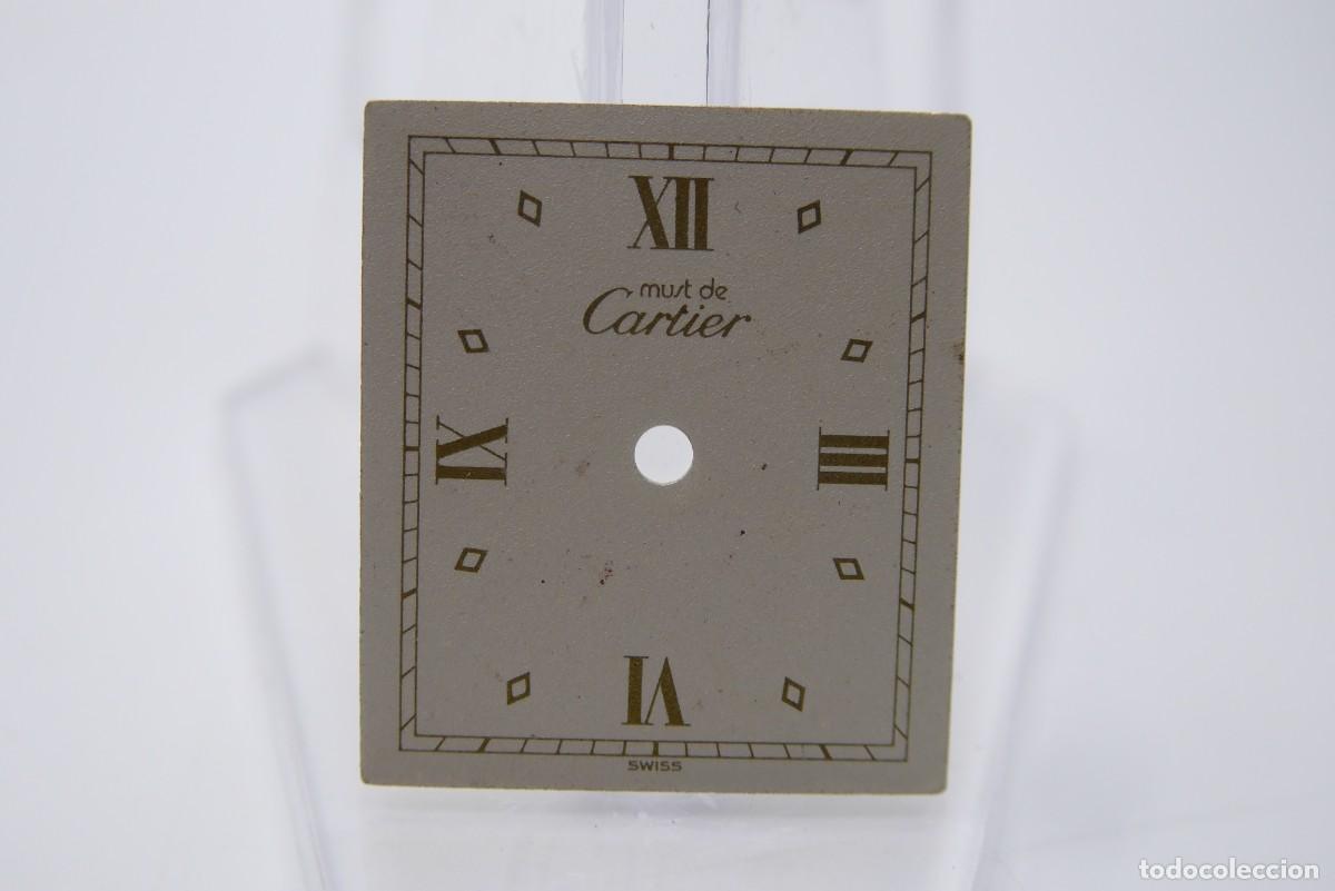 Recambios de relojes: Cartier must de cartier vintage beige dial
