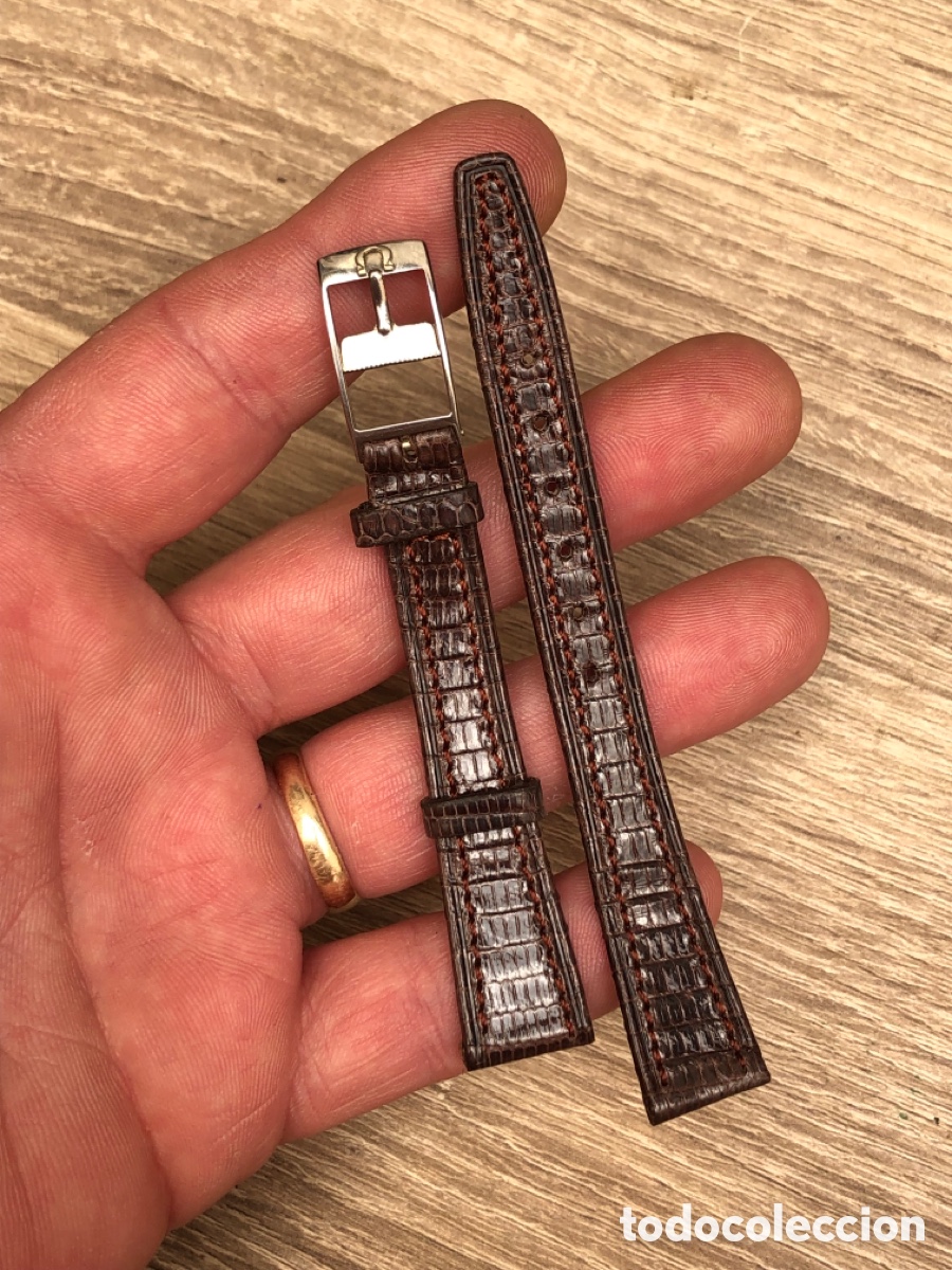 Recambios de relojes: Hebilla reloj omega acero correa de 14 mm