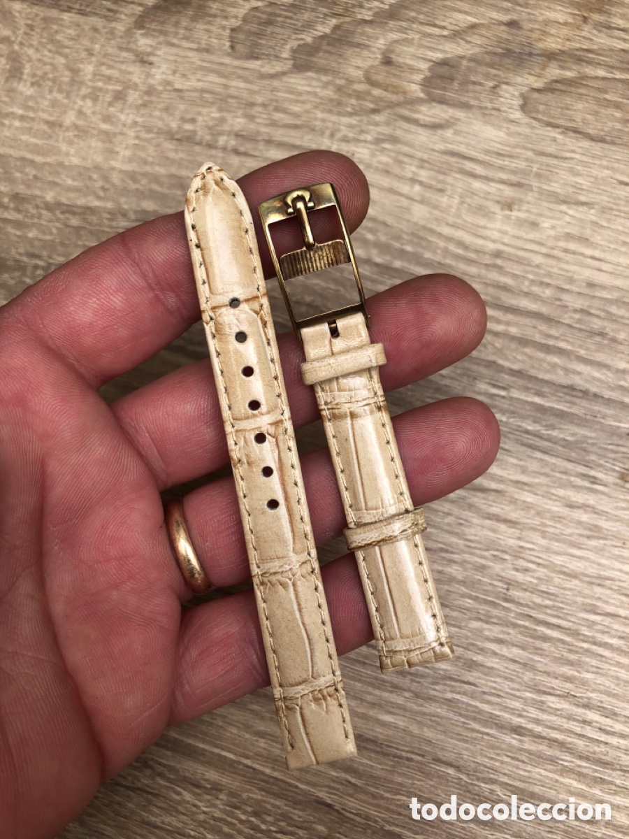 Recambios de relojes: Hebilla reloj omega ba&ntilde;o de oro correa de 13 mm