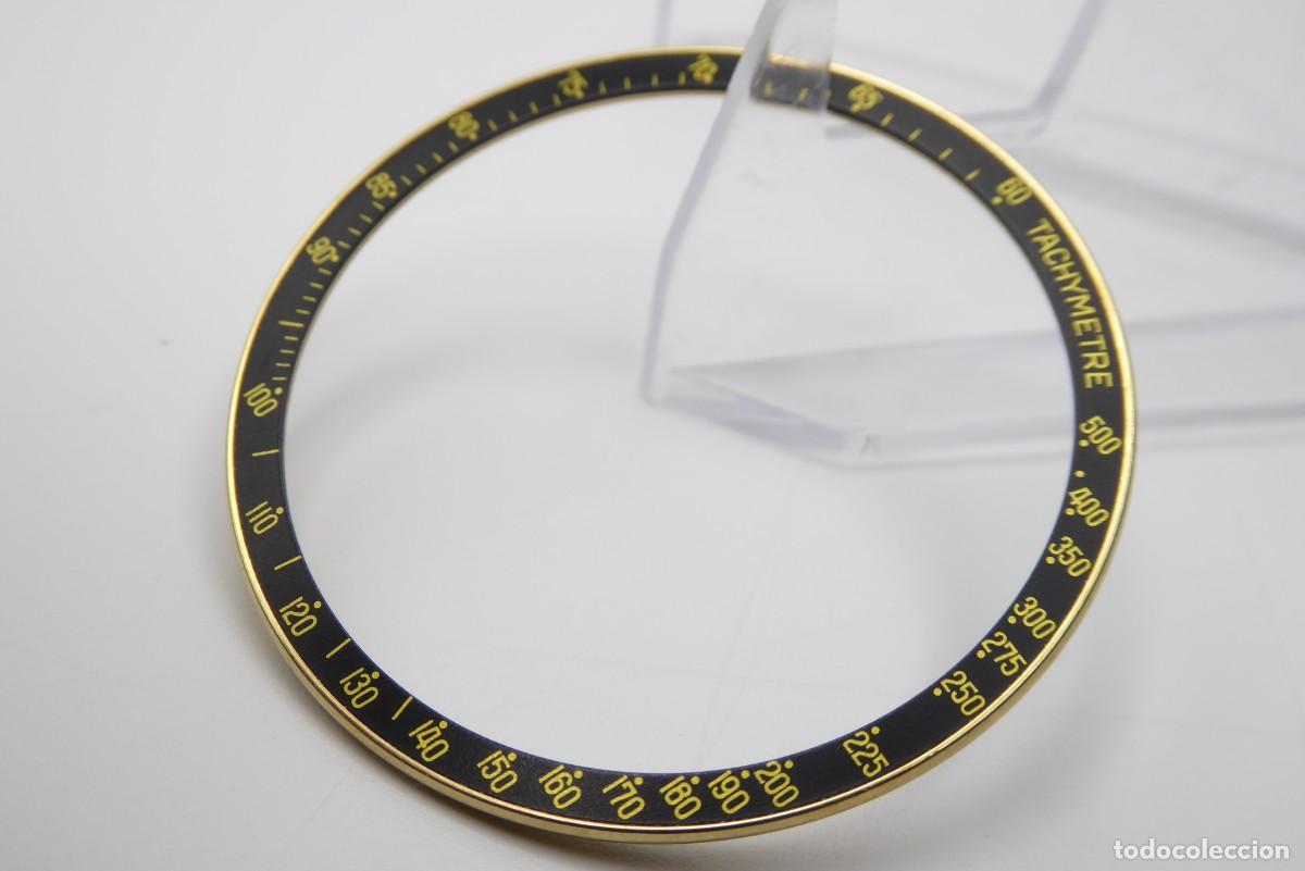 Recambios de relojes: Omega Speedmaster bezel gold 40mm - Foto 5