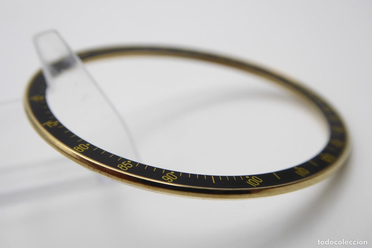 Recambios de relojes: Omega Speedmaster bezel gold 40mm - Foto 7