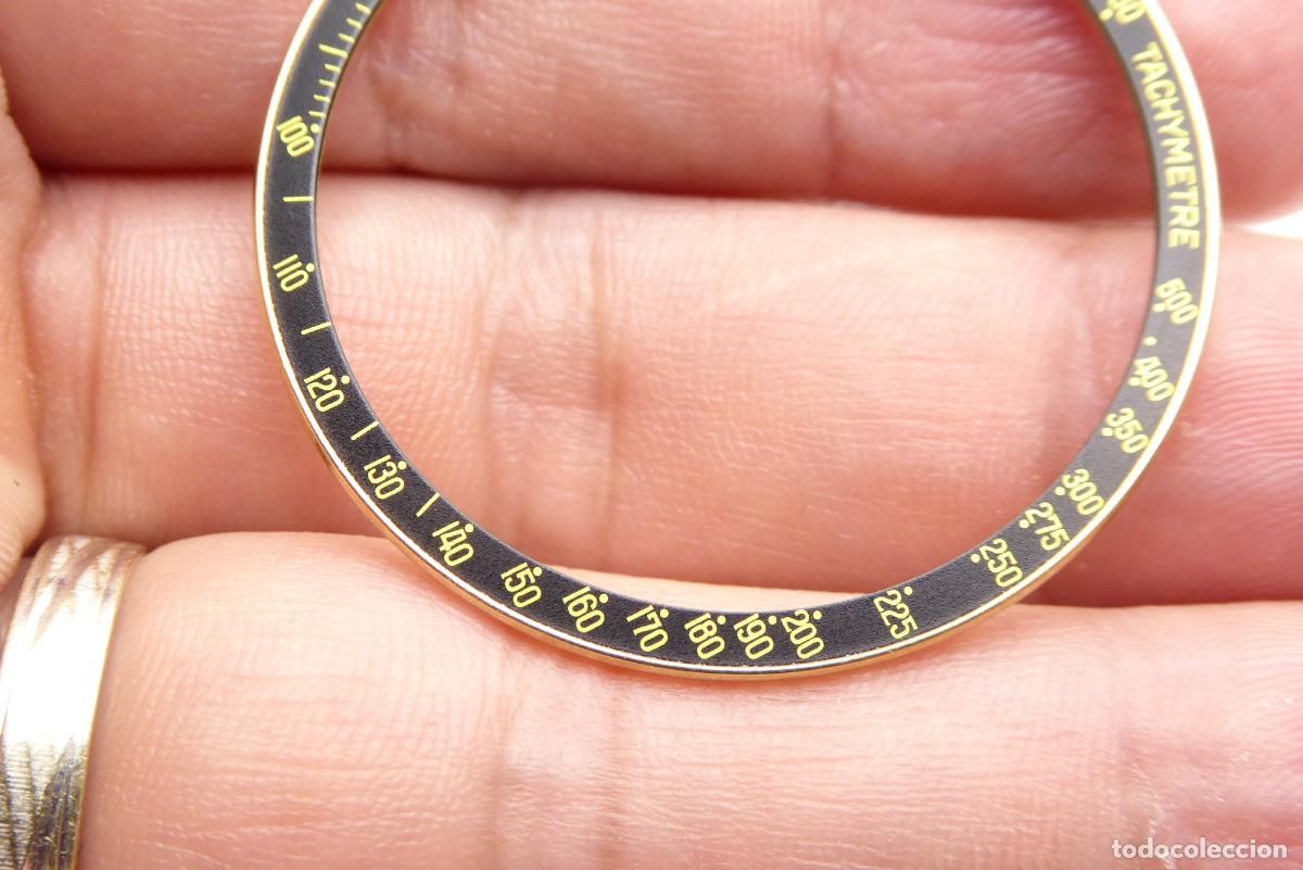 Recambios de relojes: Omega Speedmaster bezel gold 40mm - Foto 9