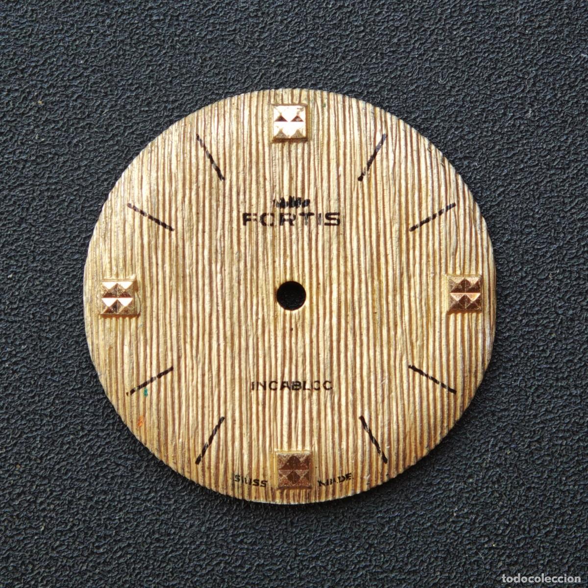 Recambios de relojes: FORTIS esfera ALDUC reloj vintage watch dial AV 426 montre cadran orologio quadrante