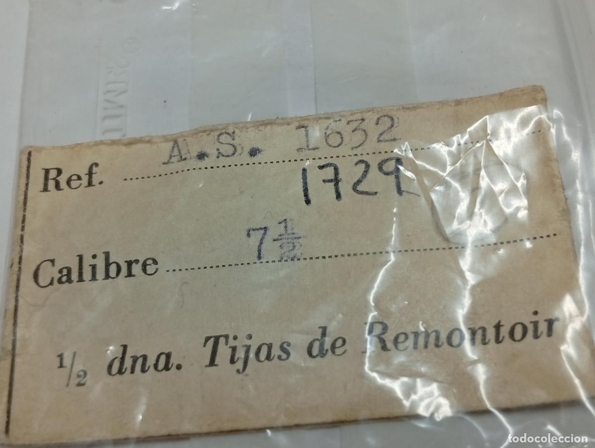Recambios de relojes: As 1652, tijas, restos de taller