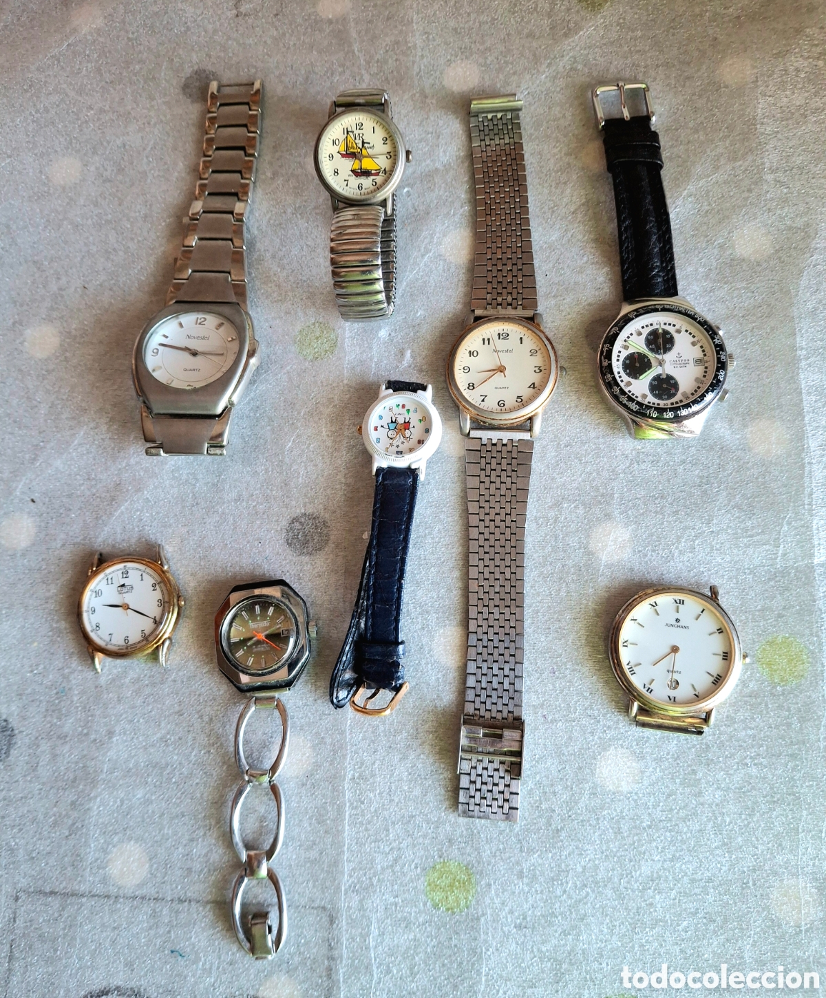 Recambios de relojes: LOTE DE 8 RELOJES PARA PIEZAS: LOTUS, JUNGHANS, THERMIDOR...