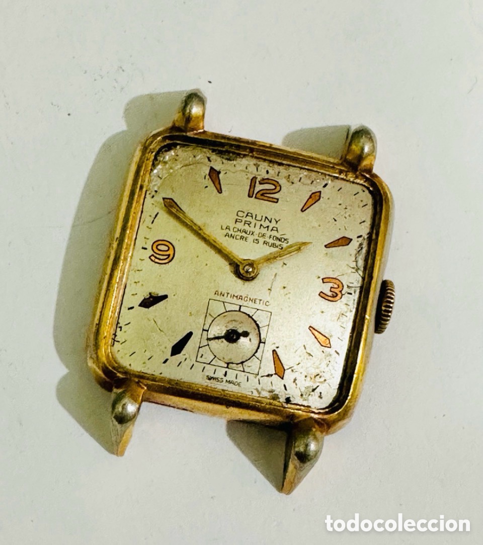 Recambios de relojes: Reloj CAUNY PRIMA LA CHAUX DE FONDS ANCRE I5 RUBIS Suiss