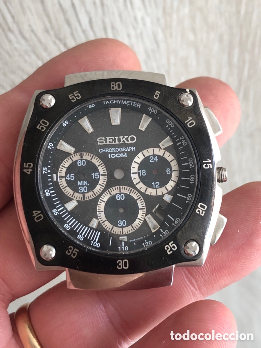 Recambios de relojes: Caja reloj Seiko con esfera y pulsadores