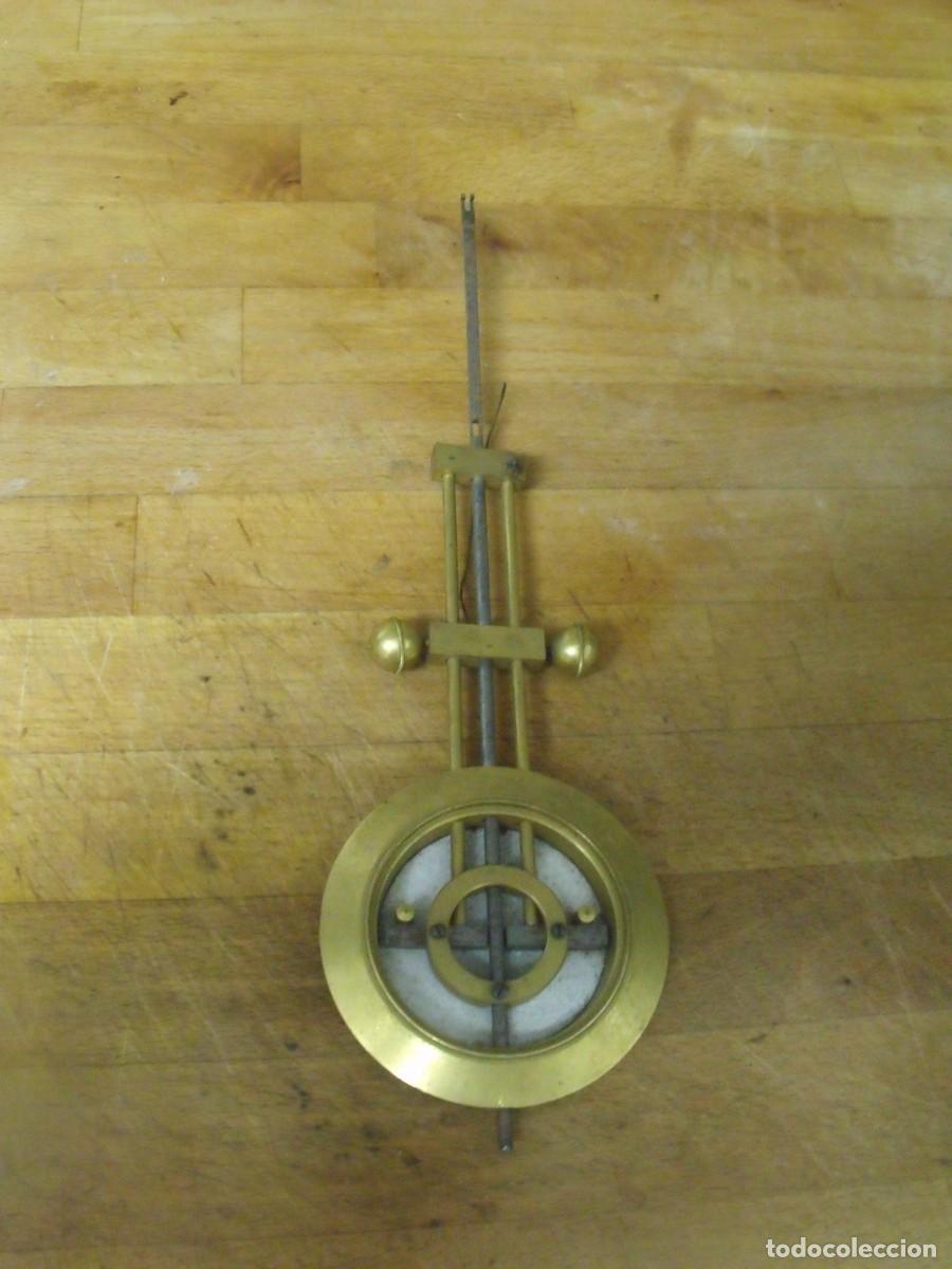 Recambios de relojes: ANTIGUO PENDULO PARA RELOJ SOBREMESA MARMOL TIPO NOTARIO-MAQUINARIA PARIS O BROCOT-LOTE 672