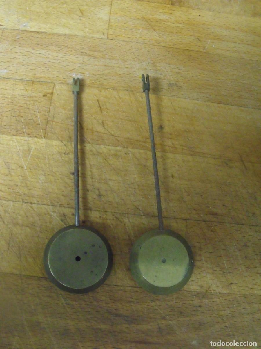 Recambios de relojes: antiguo pendulo para maquinaria paris reloj sobremesa-lote 672