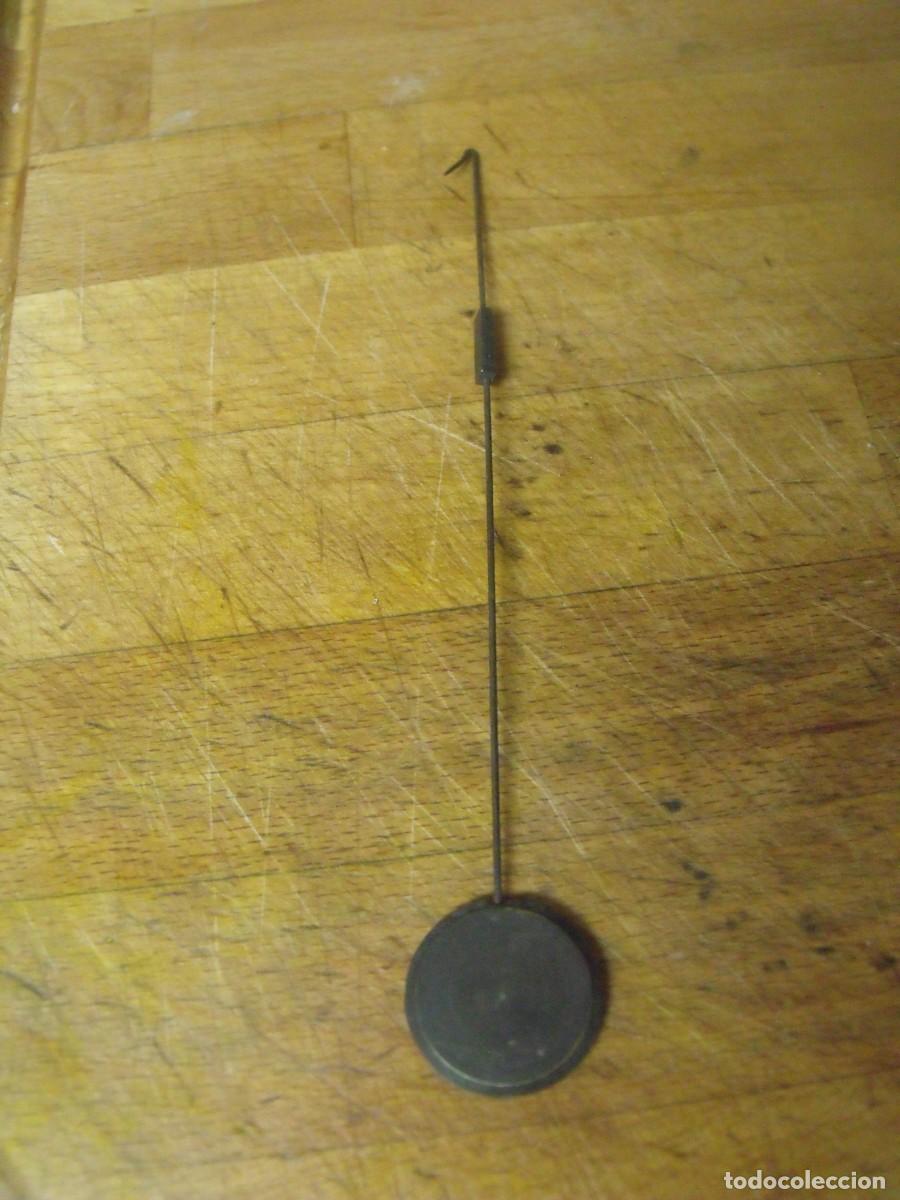 Recambios de relojes: antiguo pendulo para maquinaria paris reloj sobremesa- SUSPENSION DE HILO-lote 672