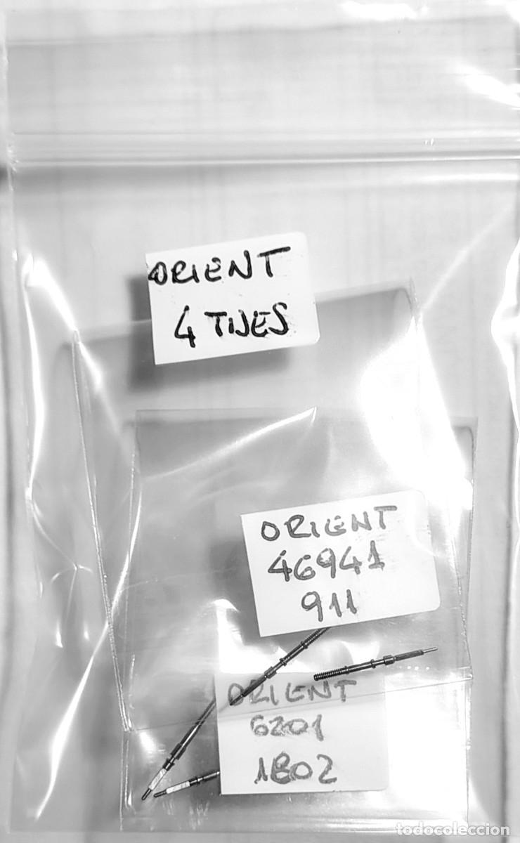 Recambios de relojes: ORIENT - LOTE 4 TIJES CALIBRES VARIOS