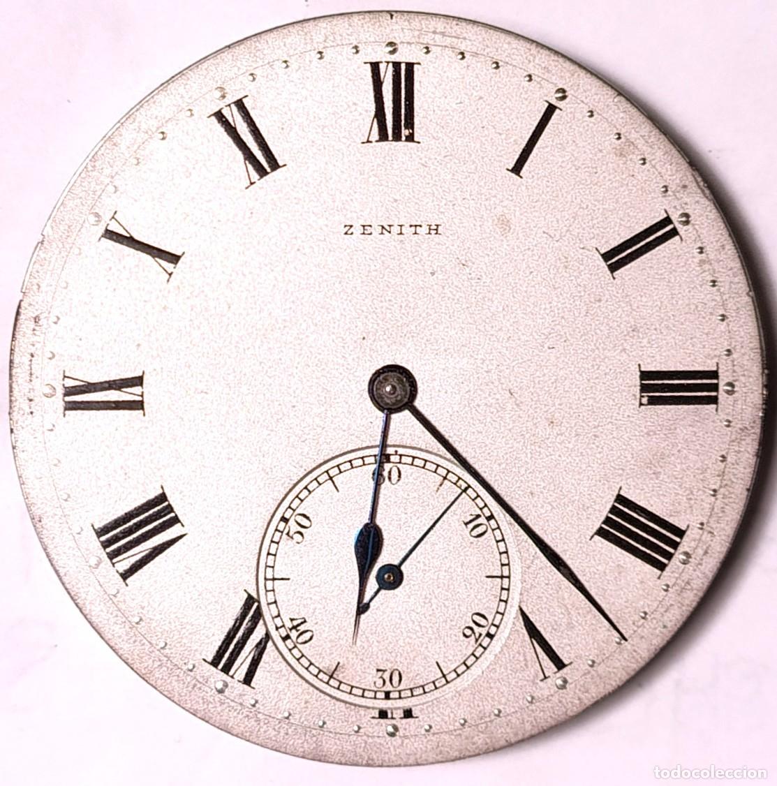 Recambios de relojes: ZENITH - MAQUINA RELOJ DE BOLSILLO 16 JEWELS - DIAMETRO MAQUINA 42 mm - DIAMETRO CUADRANTE 42,70 mm