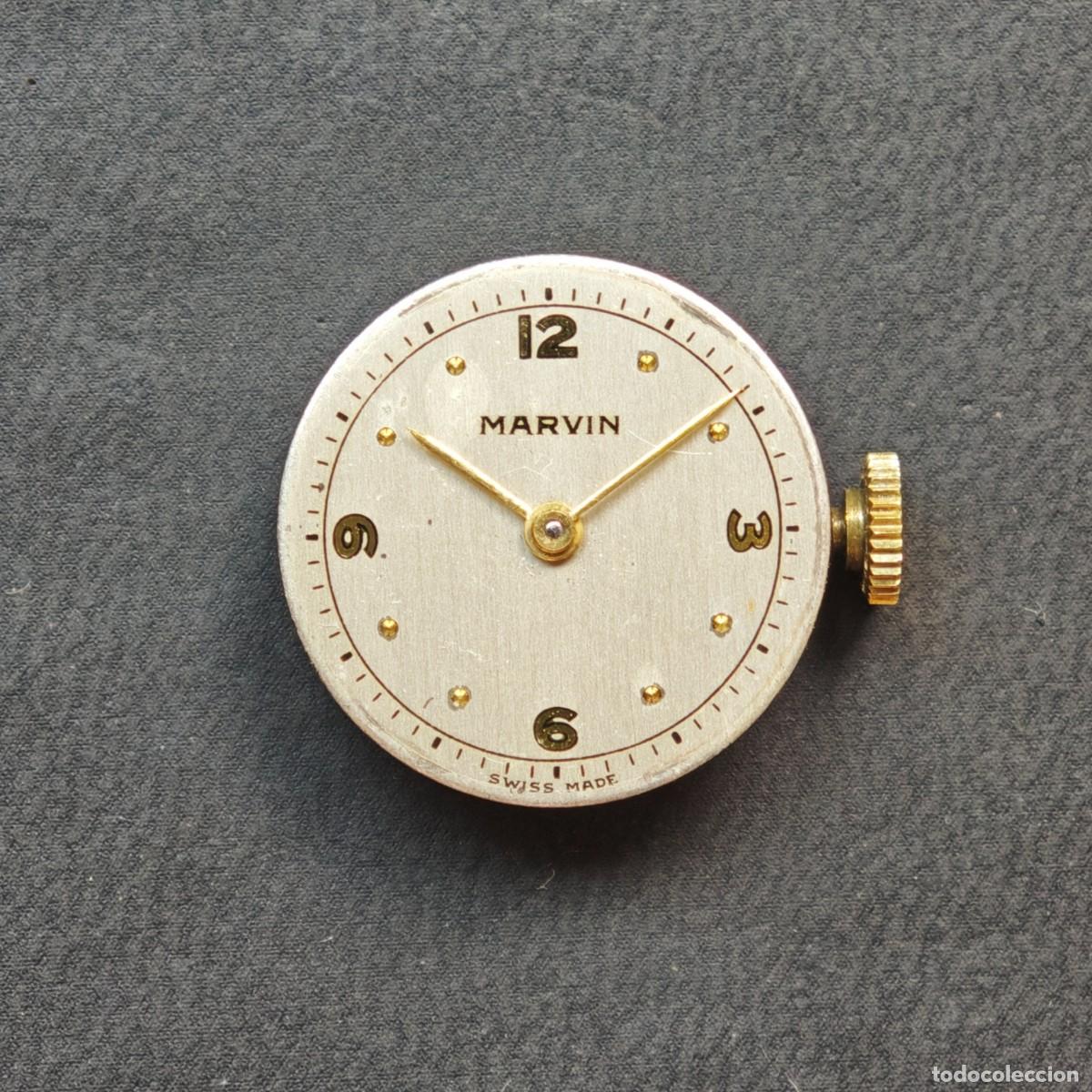 Recambios de relojes: MARVIN 160 maquinaria reloj vintage watch movement motre orologio