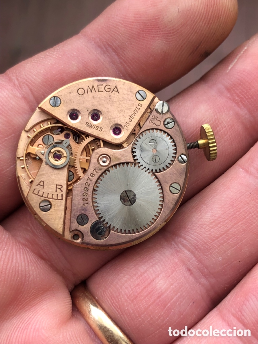 Recambios de relojes: Calibre reloj omega ref 265 de cuerda con tija