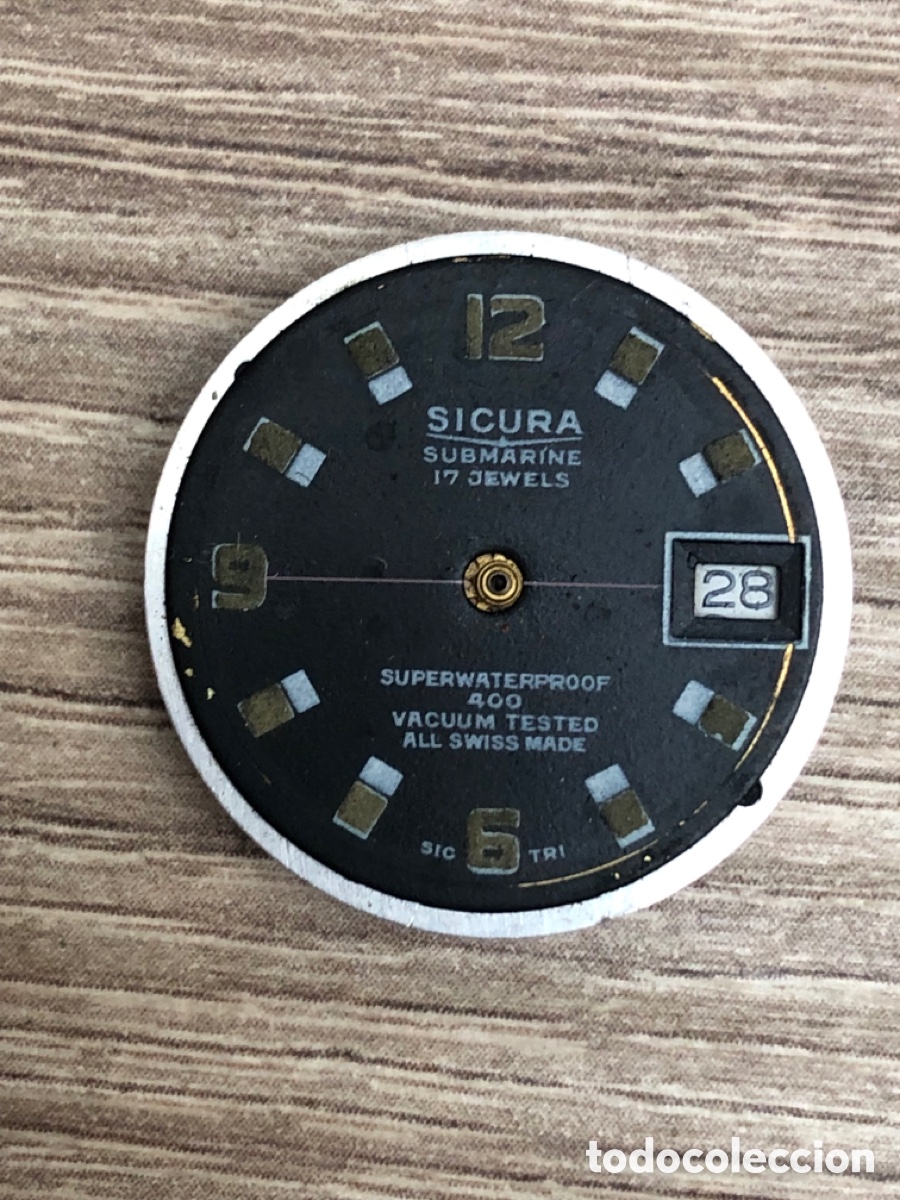 Recambios de relojes: Calibre reloj sicura m&aacute;s esfera