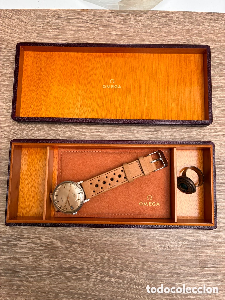 Recambios de relojes: Estuche reloj omega joyero raro