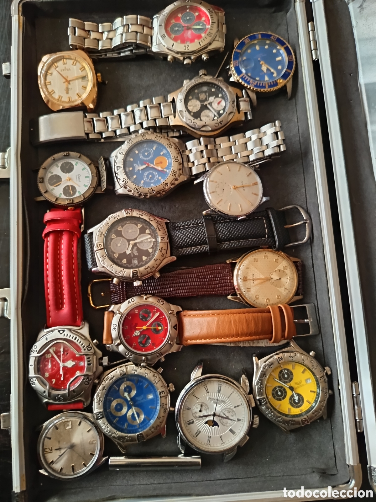 Recambios de relojes: Gran lote de relojes la malloria funcionan