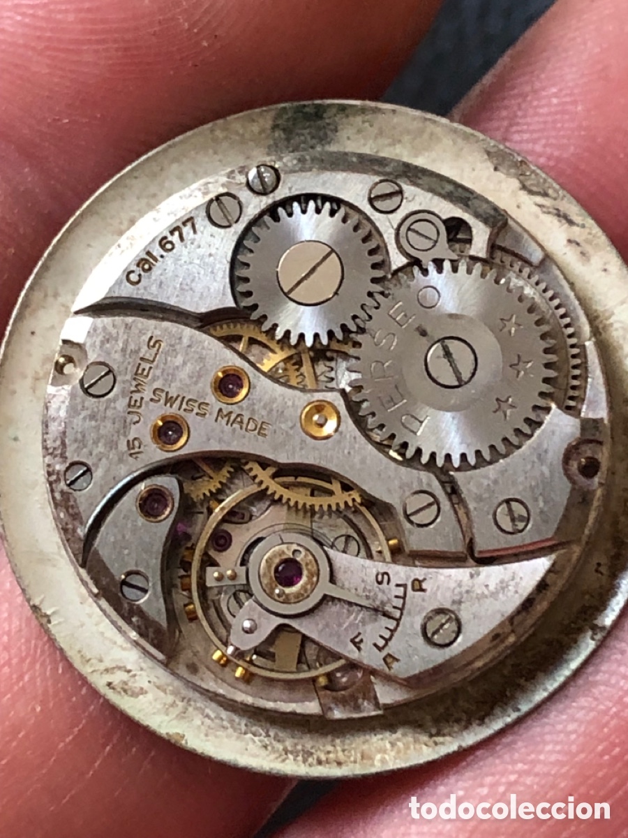 Recambios de relojes: Calibre reloj cuerda ref 677 - Foto 2