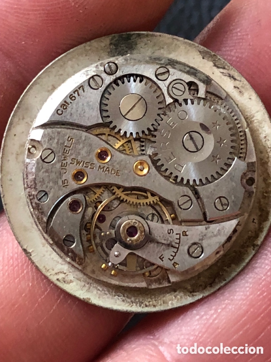 Recambios de relojes: Calibre reloj cuerda ref 677 - Foto 3