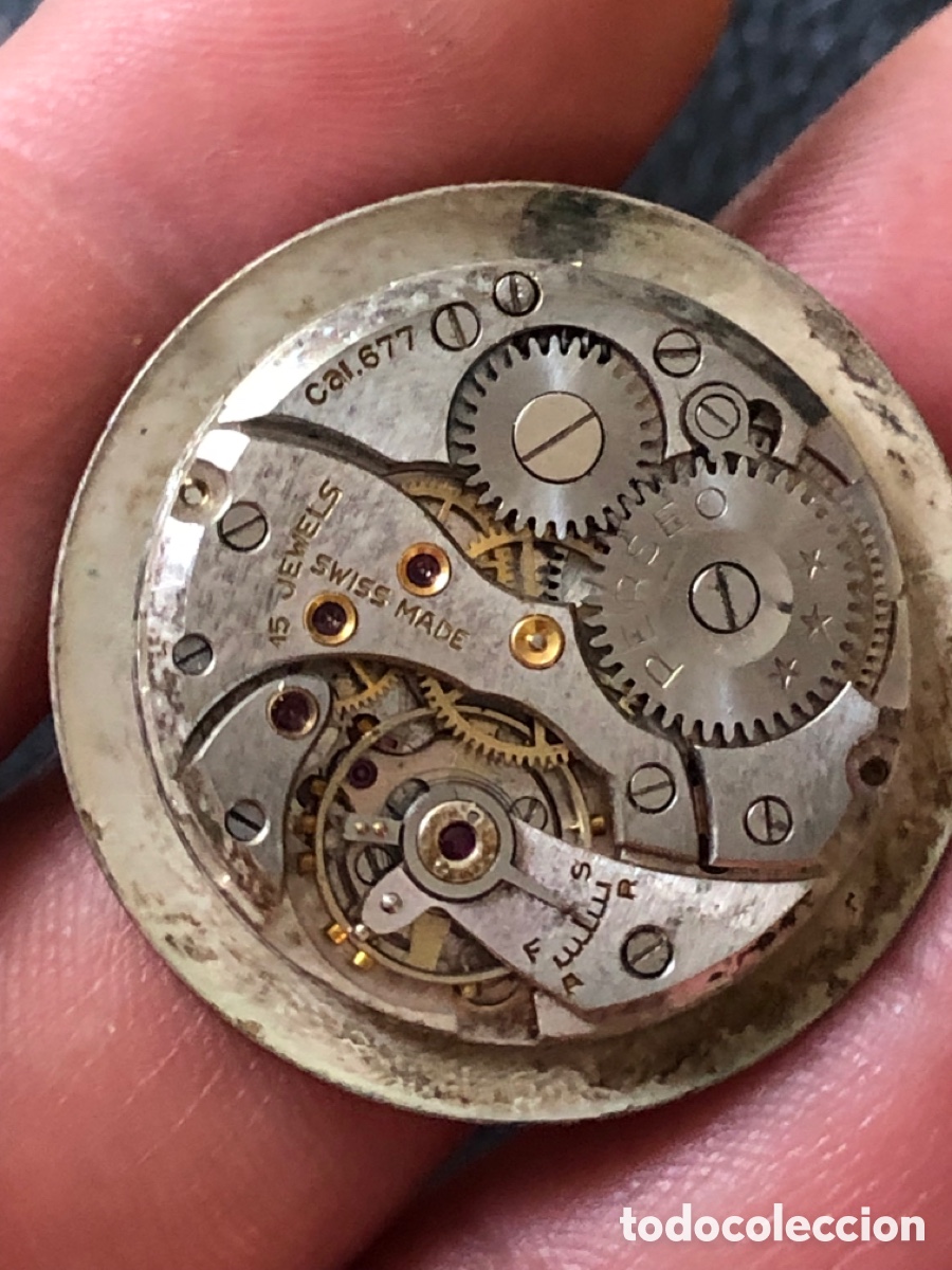 Recambios de relojes: Calibre reloj cuerda ref 677 - Foto 4