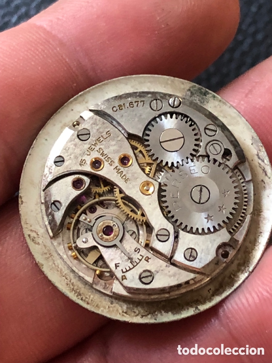 Recambios de relojes: Calibre reloj cuerda ref 677 - Foto 6
