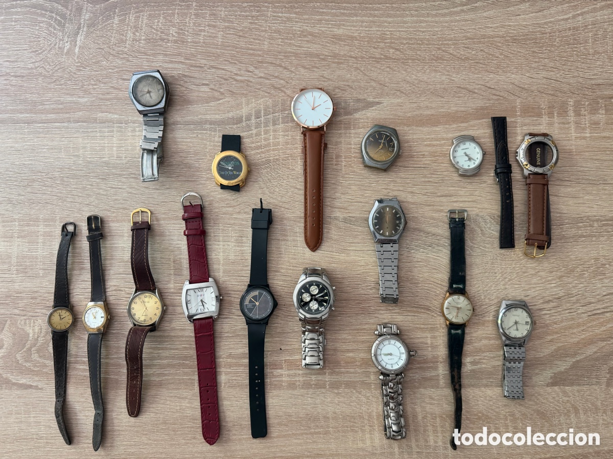 Recambios de relojes: Lote Relojes Antiguos Vintage Casio Citizen Benetton