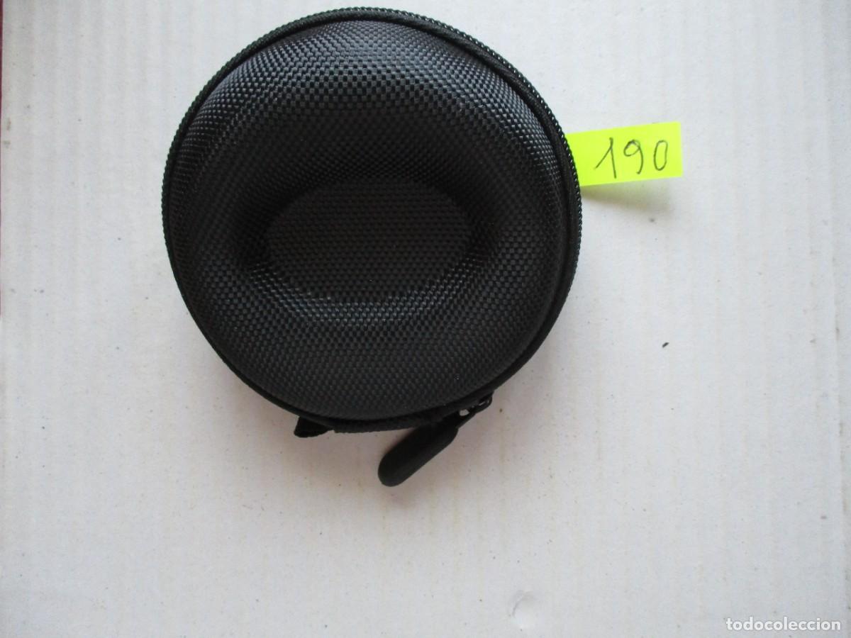 Recambios de relojes: ESTUCHE PARA RELOJ PULSERA , NEGRO, CIERRE CON CREMALLERA , DIAMETRO 10 CM , CIRCUNFERENCIA 30 CM.