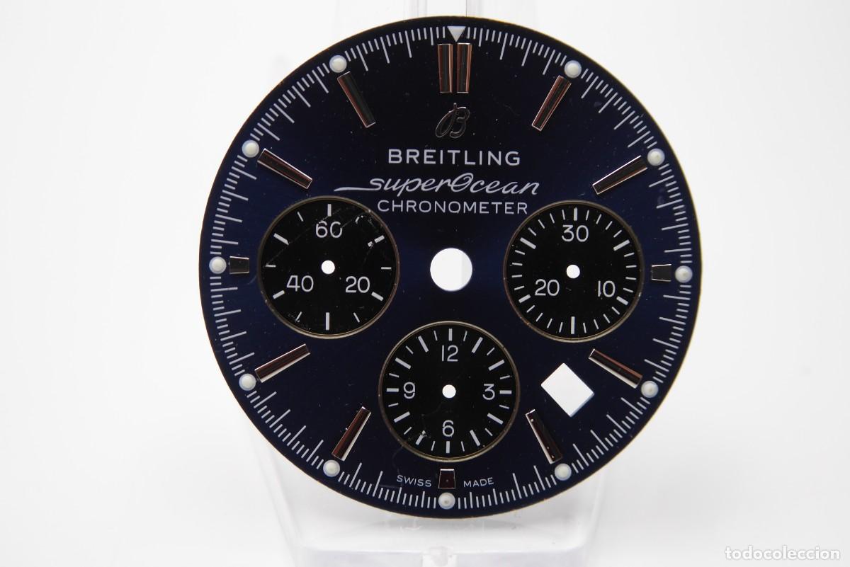 Recambios de relojes: Breitling Superocean heritage II Chronograph B01 blue dial