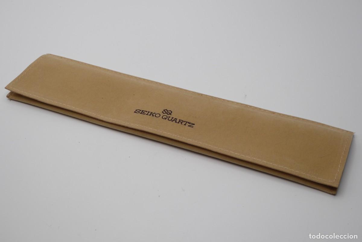 Recambios de relojes: Seiko quartz case pouch vintage