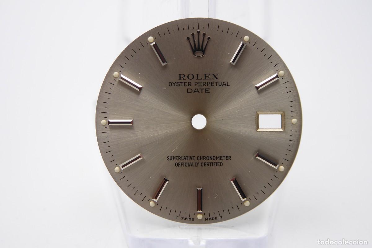 Recambios de relojes: Rolex Oyster perpetual date silver dial 15200
