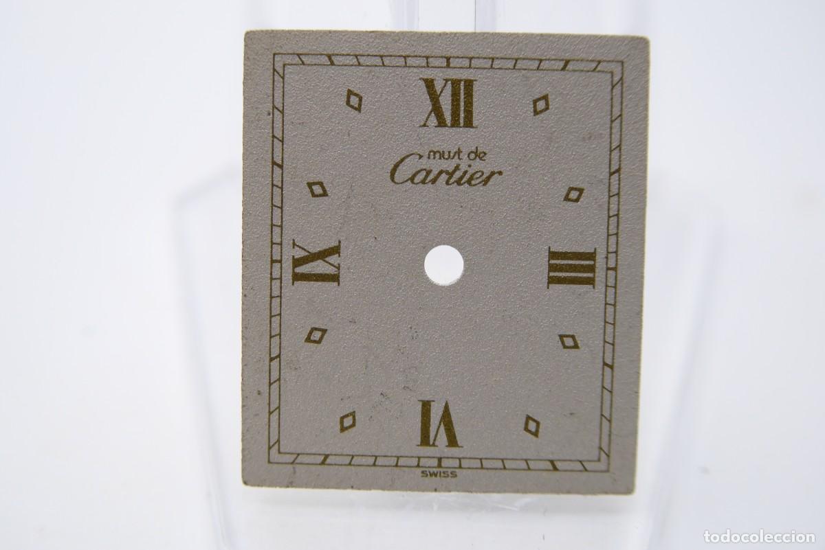 Recambios de relojes: Cartier must de cartier vintage beige dial