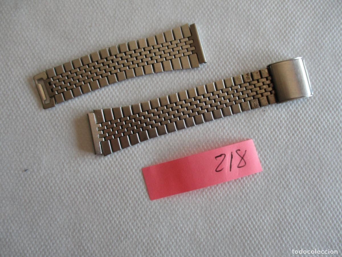 Recambios de relojes: CADENA RELOJ , ACERO , EXCELENTE ESTADO, REGULABLE , LARGA 16.5 CM. PASADOR CIERRE 1.7 CM.