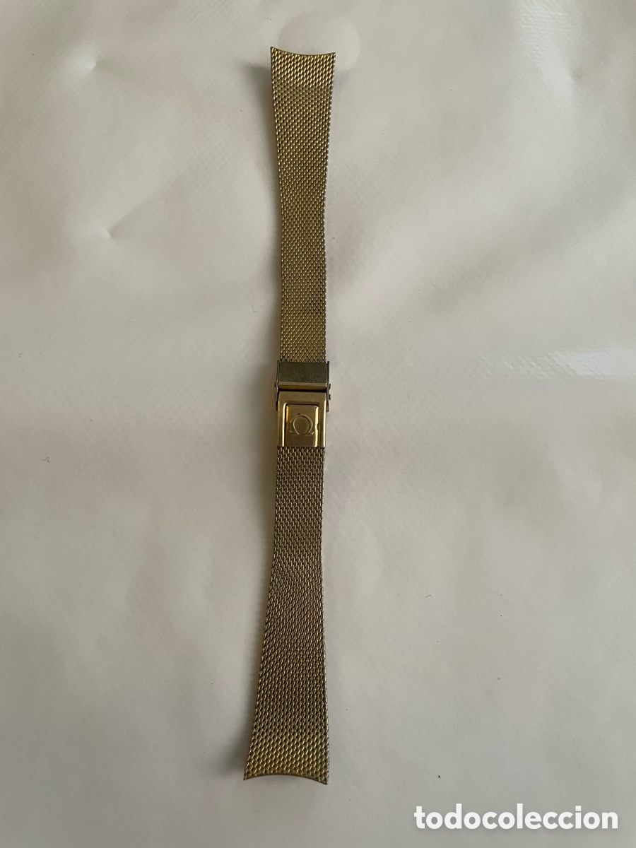 Recambios de relojes: Pulsera Omega original milanesa acero, no oro - ref ED5971/289