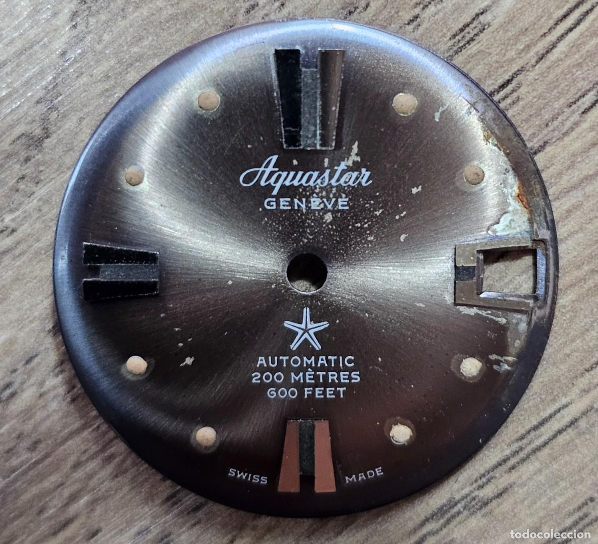 Recambios de relojes: 4 Esferas Aquastar Geneva Autom&aacute;tica 200M, Nemrod