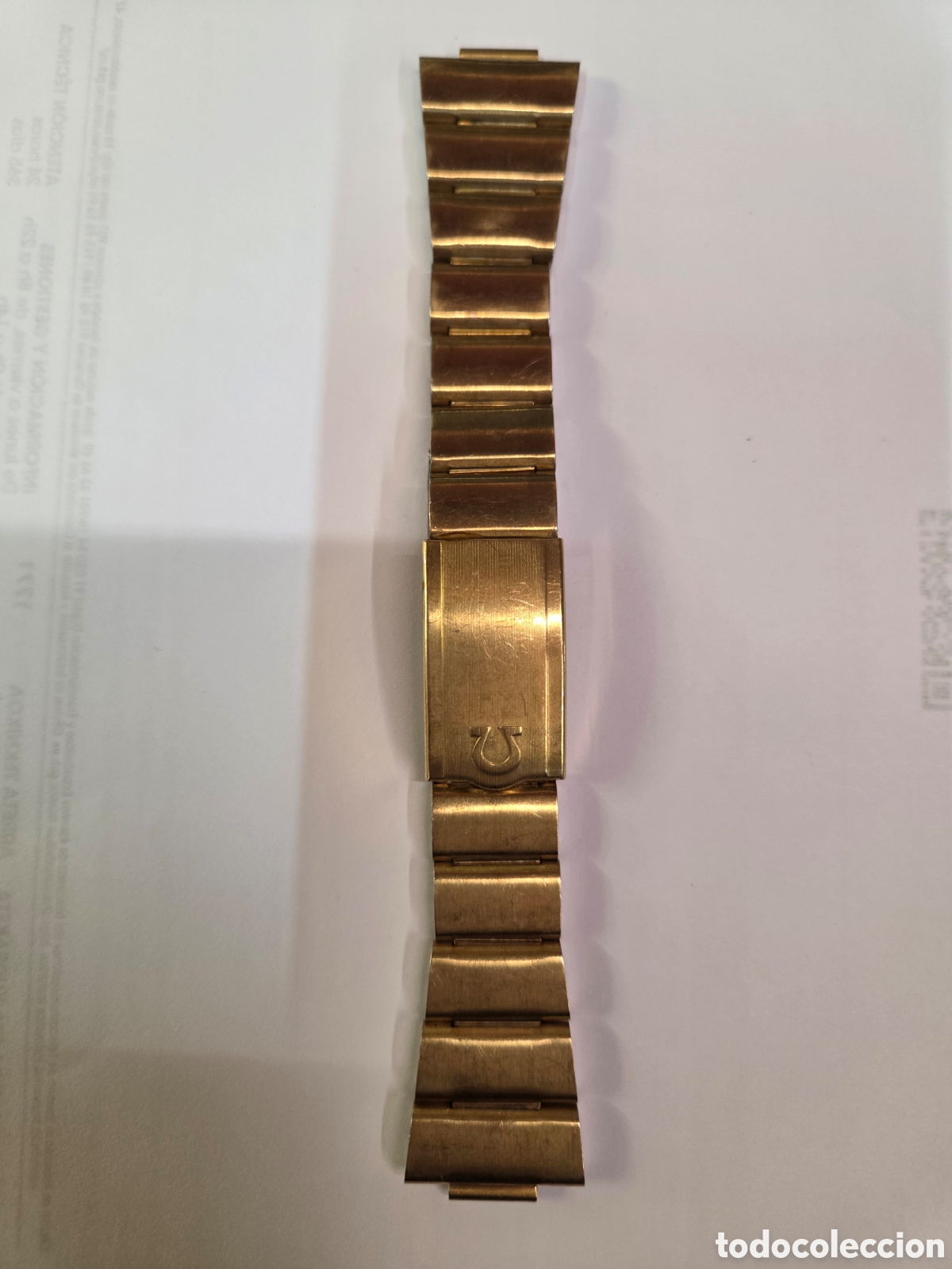 Recambios de relojes: Correa armi Omega de acero (chapado).