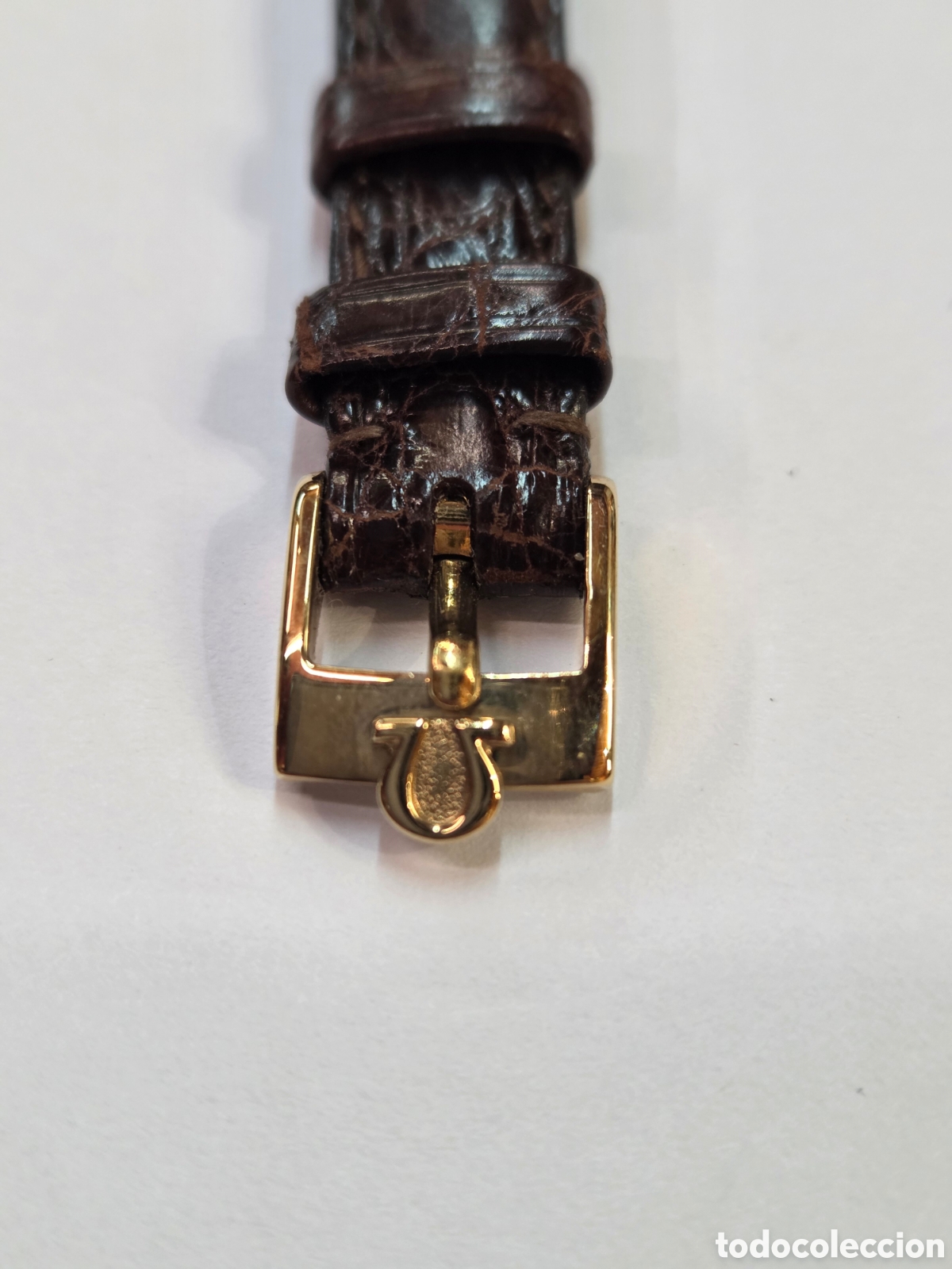 Recambios de relojes: Correa de piel de cocodrilo Omega (nueva). 12 mm.