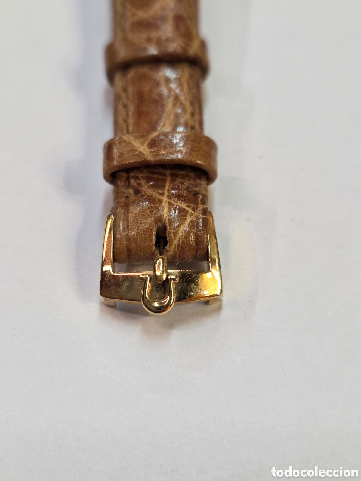 Recambios de relojes: Correa de piel de cocodrilo Omega (nueva). 12 mm.