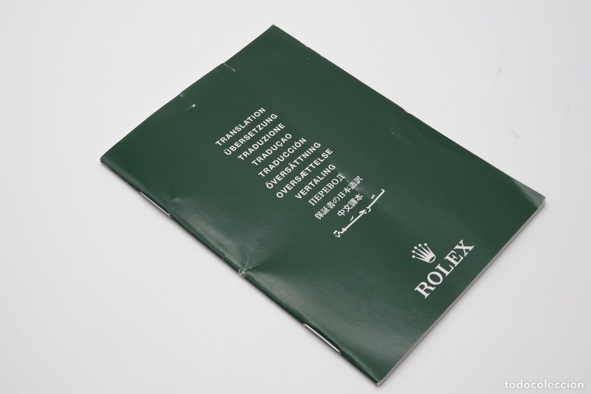 Recambios de relojes: Rolex Translation Booklet 565.01