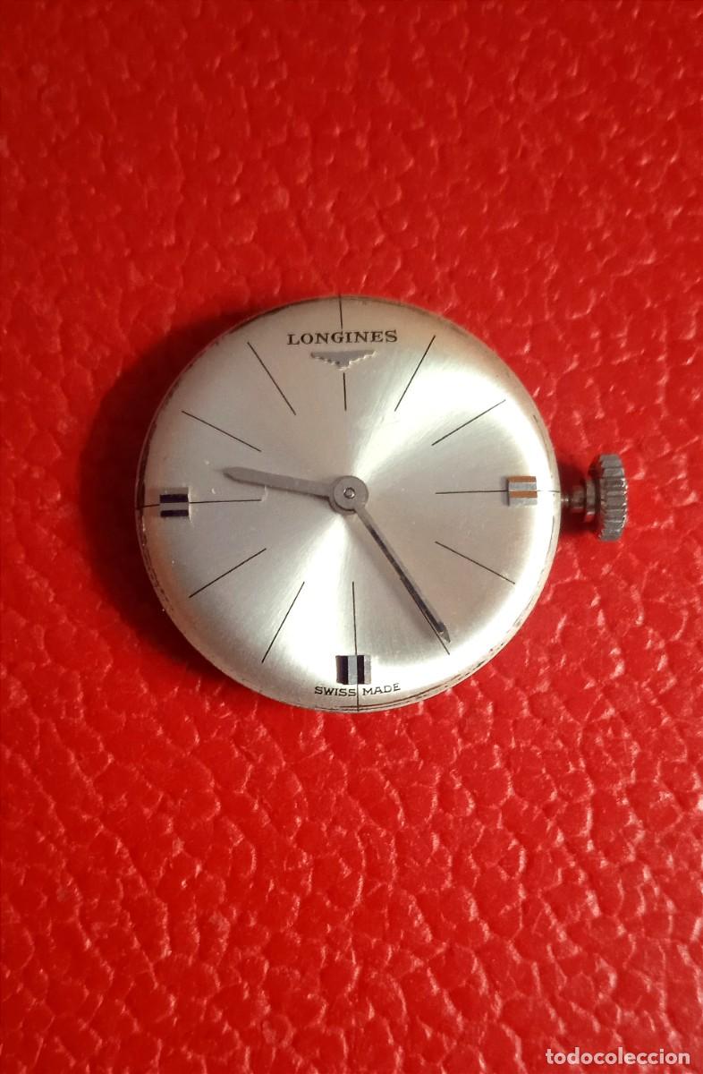 Recambios de relojes: MAQUINARIA RELOJ LONGINES CARGA MANUAL.