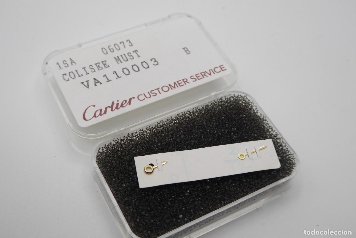 Recambios de relojes: Cartier Colisee hands set hour and minute gold plated