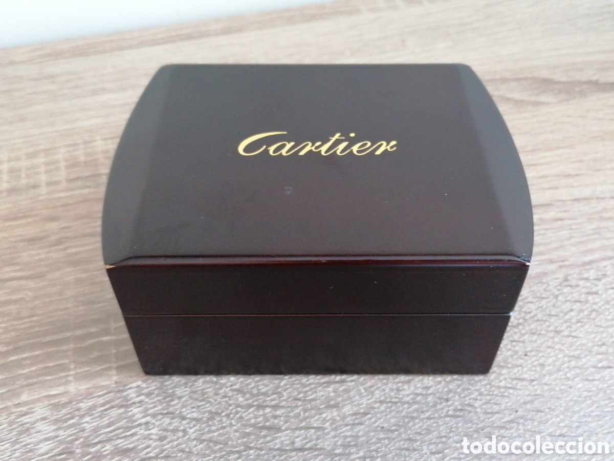 Recambios de relojes: CAJA ESTUCHE DE MADERA PARA RELOJ CARTIER